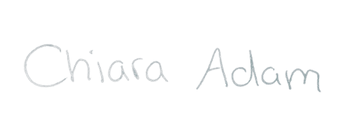 Unterschrift von Chiara Adam